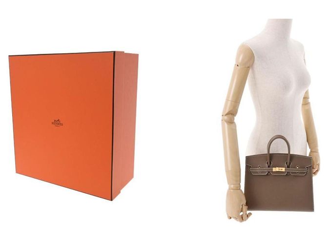 Acapulco Hermès HERMES BIRKIN 25 Grau - Ansicht 7
