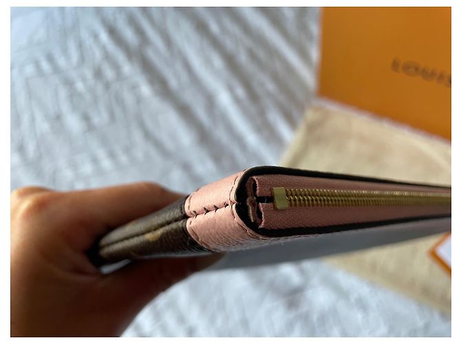 Pochette Louis Vuitton Daily Pouch Marrone in Tela - vista 6