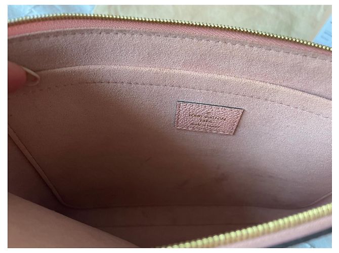 Pochette Louis Vuitton Daily Pouch Marrone in Tela - vista 7