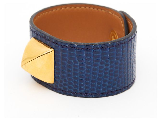 Hermès Hundehalsband Medor Edelblau Dunkelblau - Ansicht 2