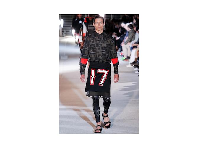 GIVENCHY 17 Print Kilt Black - view 2