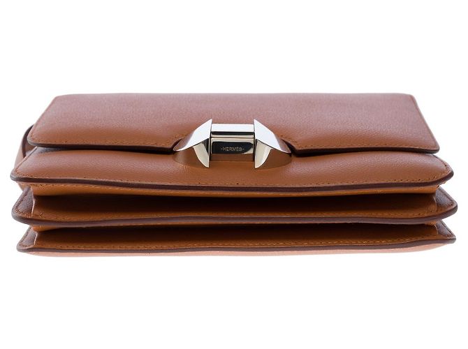 Hermès Borsa Hermes 2002 in Pelle Dorata - 101272 D'oro - vista 10