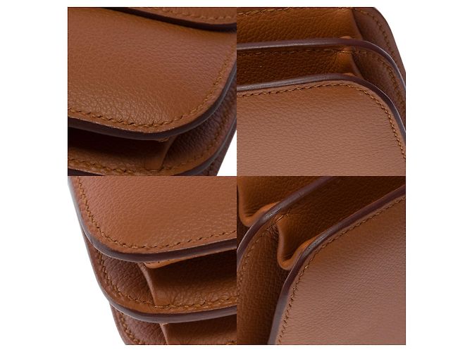 Hermès Borsa Hermes 2002 in Pelle Dorata - 101272 D'oro - vista 11