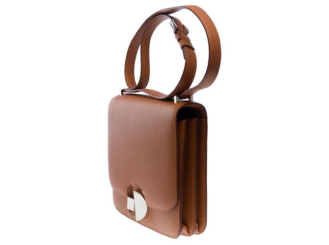 Hermès Borsa Hermes 2002 in Pelle Dorata - 101272 D'oro - vista 3
