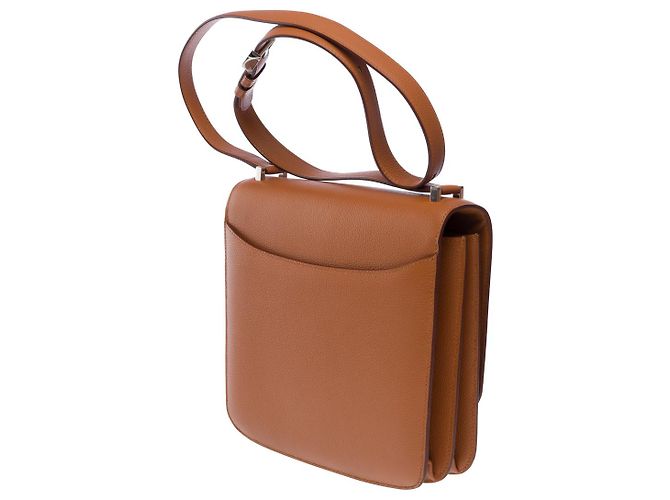 Hermès Borsa Hermes 2002 in Pelle Dorata - 101272 D'oro - vista 4