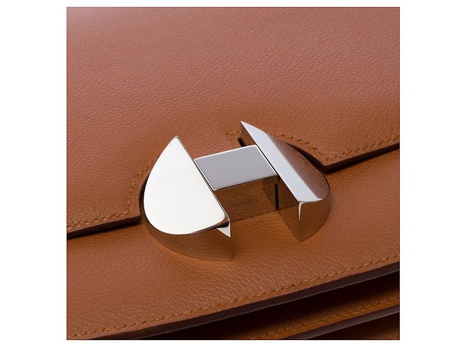 Hermès Borsa Hermes 2002 in Pelle Dorata - 101272 D'oro - vista 6