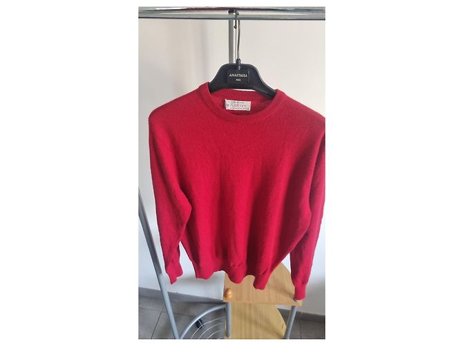 Autre Marque Suéter de cachemira y seda rojo Roja - vista 2