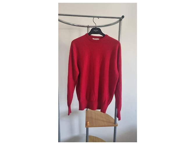 Autre Marque Suéter de cachemira y seda rojo Roja - vista 3