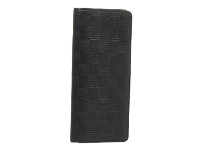 Louis Vuitton Cartera Damier Infini Brazza N63010 Negro - vista 2