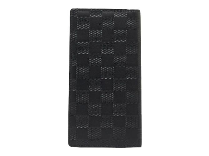 Louis Vuitton Cartera Damier Infini Brazza N63010 Negro - vista 3
