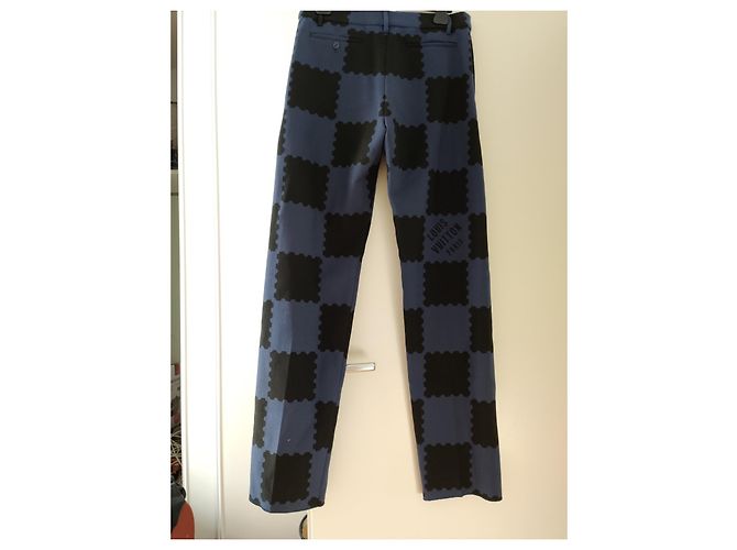 Pantaloni Louis Vuitton x Nigo Blu navy - vista 3
