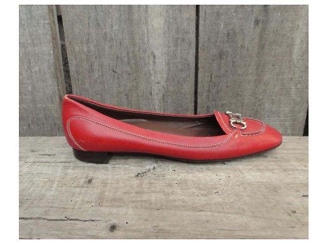 Salvatore Ferragamo p mocassini 37 Rosso - vista 2