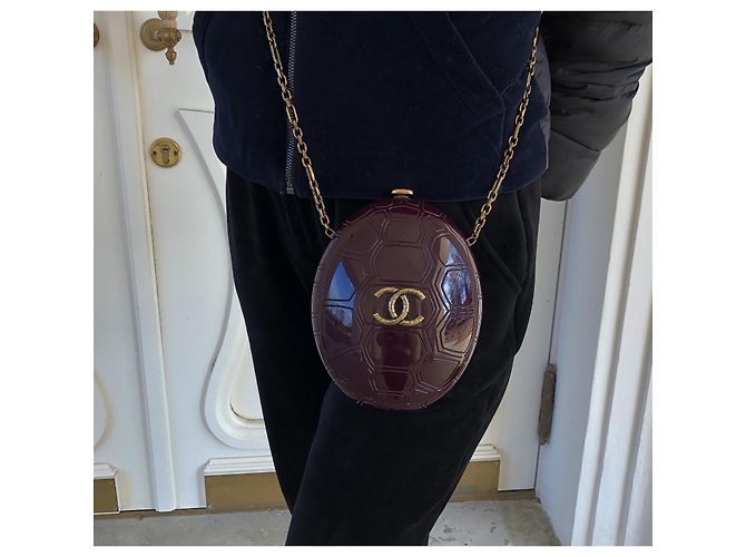 Incredibile borsa Chanel Turtle Limited Porpora - vista 16