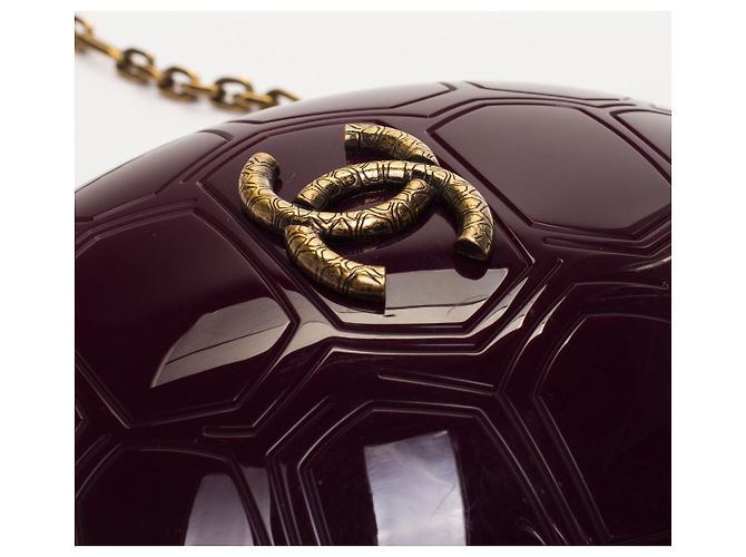 Incredibile borsa Chanel Turtle Limited Porpora - vista 9