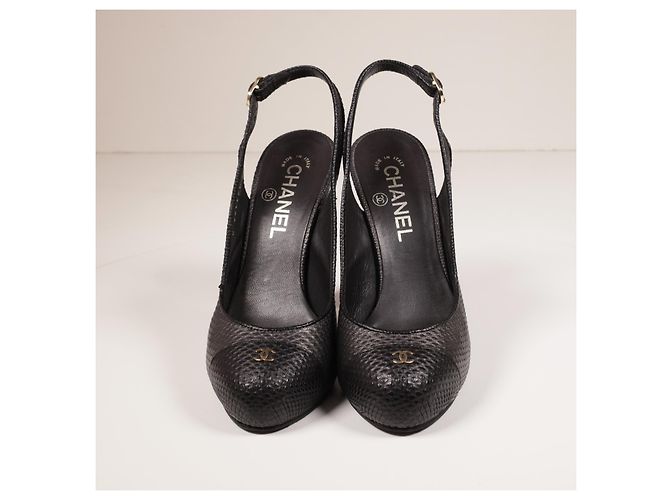 Erstaunliche Chanel-Eidechsenpumps Mehrfarben - Ansicht 2