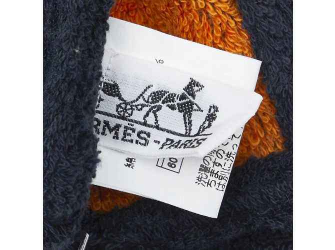 Hermès Toalla de playa de algodón con estampado de leopardo Multicolor - vista 5