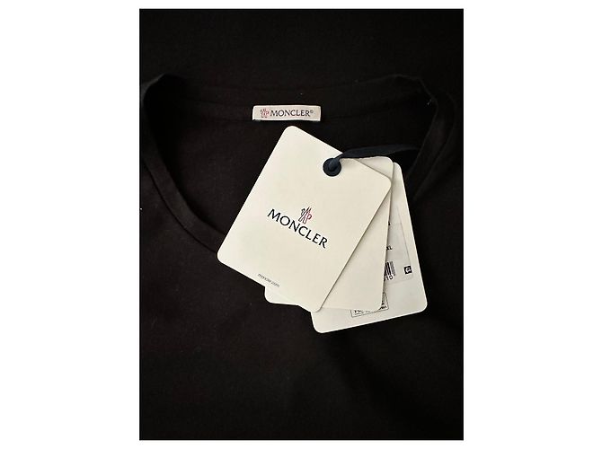 Moncler Tshirt en jersey de coton noir XL - vue 3