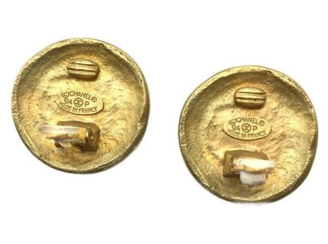 ***Orecchini vintage CHANEL con marchio cocco D'oro - vista 6