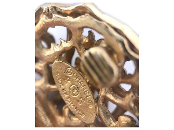 ***CHANEL [ALT] Vintage Coco Mark Ohrringe Golden - Ansicht 4
