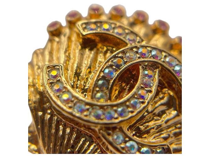 ***Orecchini CHANEL con strass motivo conchiglia D'oro - vista 6