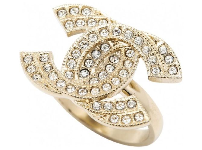 Chanel argolas Dourado - vista 2