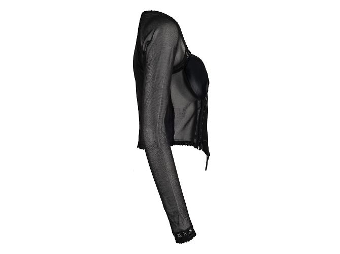 Autre Marque Kollektion Privée Korsett-Oberteil Schwarz - Ansicht 3