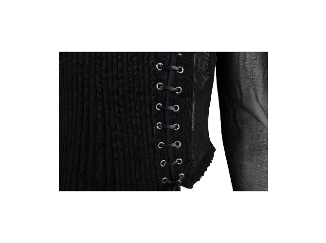 Autre Marque Kollektion Privée Korsett-Oberteil Schwarz - Ansicht 4