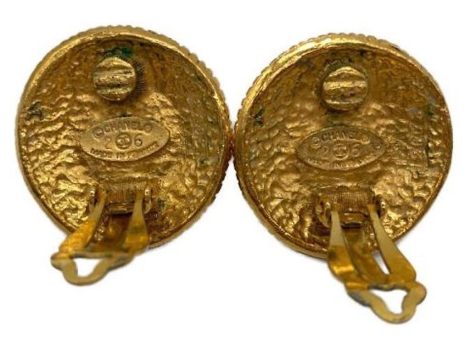 ***Orecchini di perle finte CHANEL D'oro - vista 4