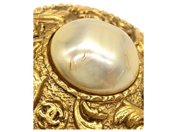 ***Orecchini di perle finte CHANEL D'oro - vista 6