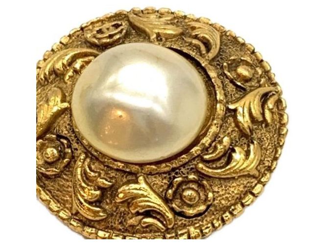 ***Orecchini di perle finte CHANEL D'oro - vista 7
