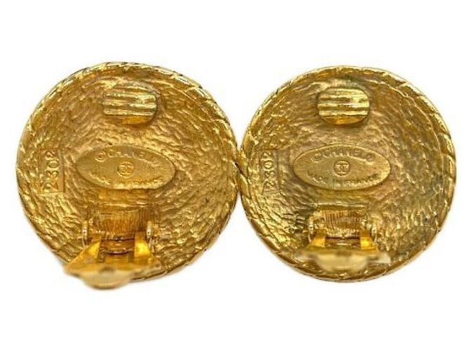 ***Orecchini di perle finte CHANEL D'oro - vista 4