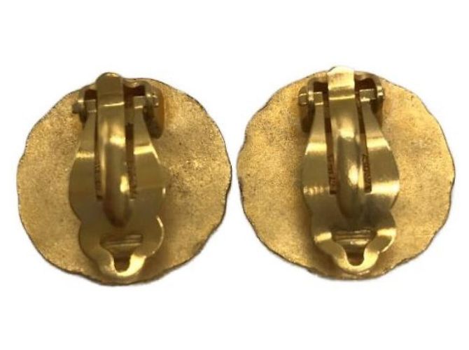 ***CHANEL Coco Mark Runde Ohrringe Golden - Ansicht 2
