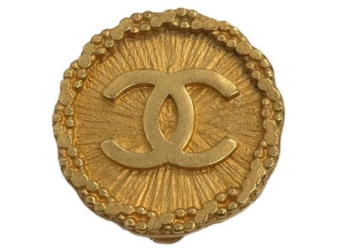 ***CHANEL Coco Mark Runde Ohrringe Golden - Ansicht 4
