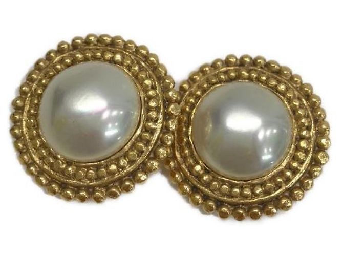 ***Orecchini CHANEL con motivo di perle D'oro - vista 4