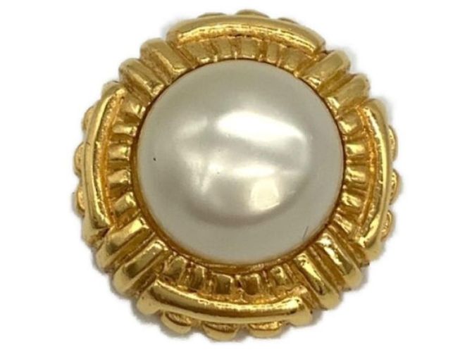 ***CHANEL Orecchini di perle finte 2Impostato P D'oro - vista 2