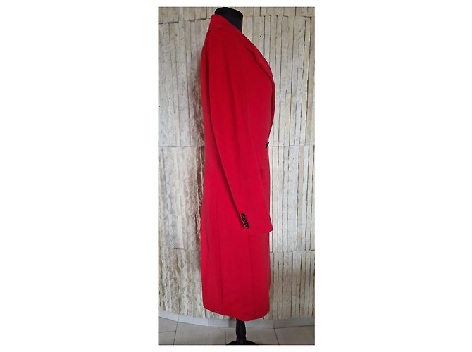 Abrigo de lana rojo Reiss Roja - vista 5