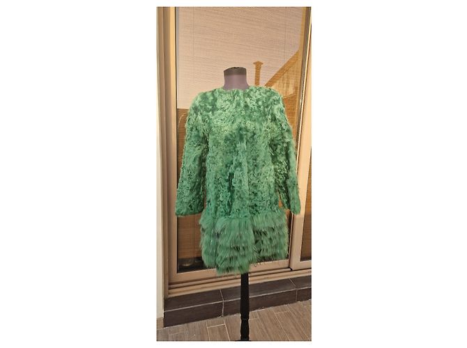Red Valentino Pelliccia verde Valentino - vista 3