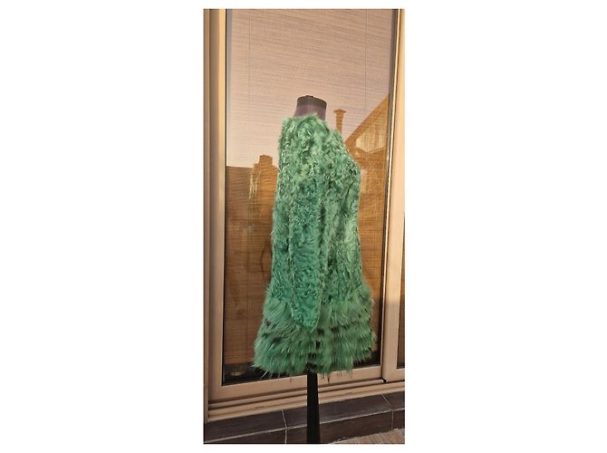 Red Valentino Pelliccia verde Valentino - vista 4