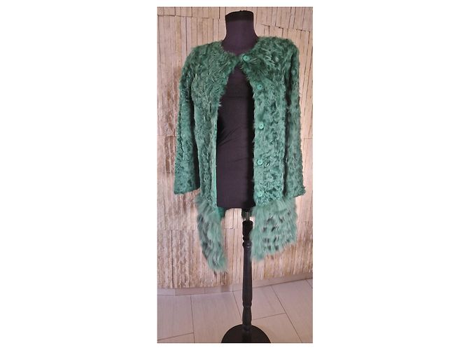 Red Valentino Pelliccia verde Valentino - vista 7