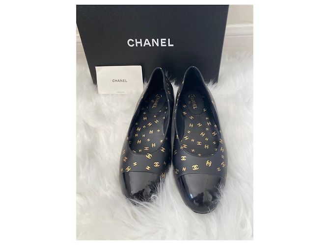 Bailarinas Chanel de piel negra Negro - vista 6
