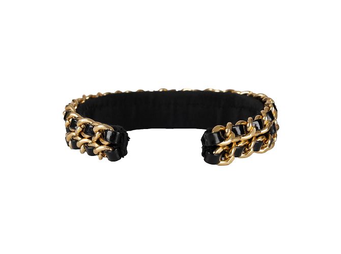 Autre Marque Colección Privée Diadema De Cadena En Capas Negro - vista 5