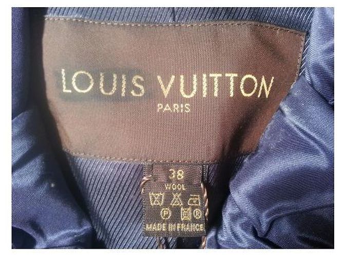 Louis Vuitton Check Jacket Light Khaki Heather Wool - view 7
