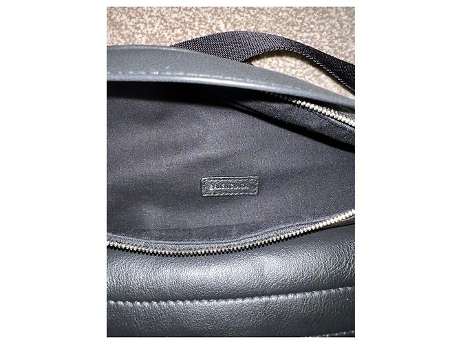 Marsupio Palm Angels in pelle nera Nero - vista 12