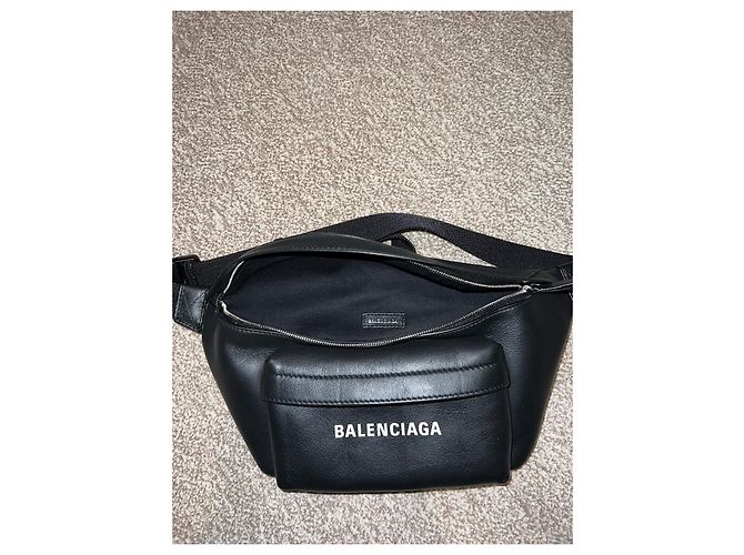 Marsupio Palm Angels in pelle nera Nero - vista 14