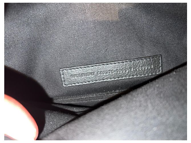 Marsupio Palm Angels in pelle nera Nero - vista 6