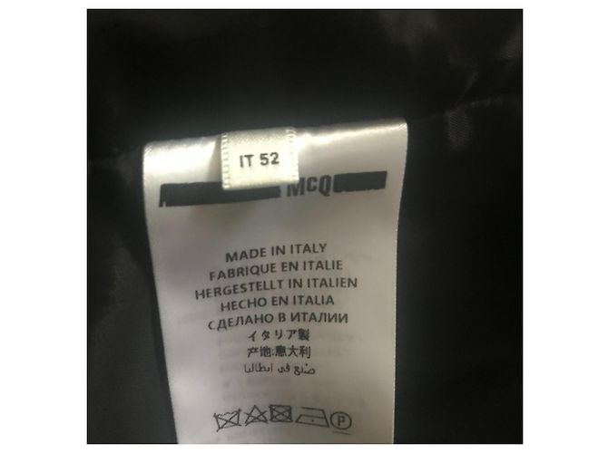 Giacca Tagliawind Alexander McQueen Nera Nero - vista 7
