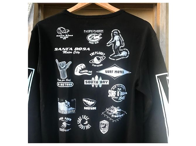 Alexander McQueen Langarm T-Shirt Schwarz Baumwolle - Ansicht 7