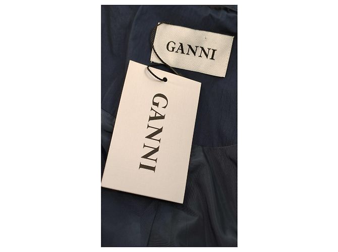 Gabardina Ganni Azul - vista 4