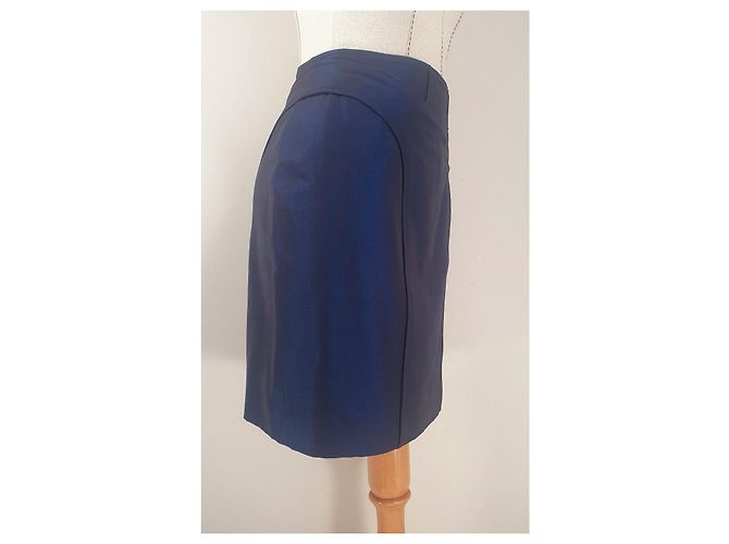 Falda azul Thierry Mugler - vista 2