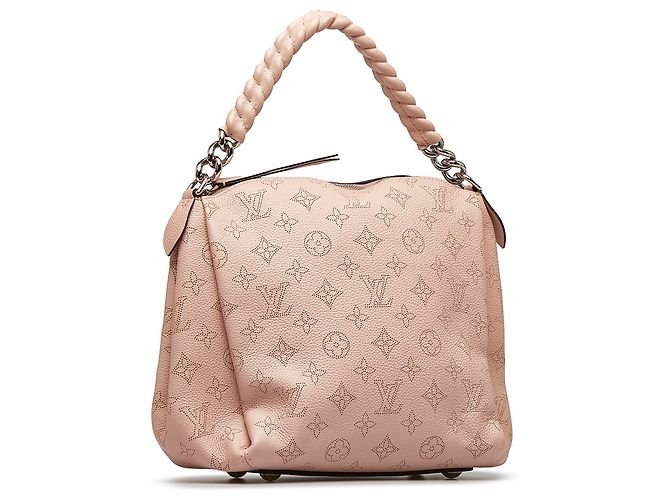 Louis Vuitton monogramma rosa Mahina Babylone catena BB - vista 2